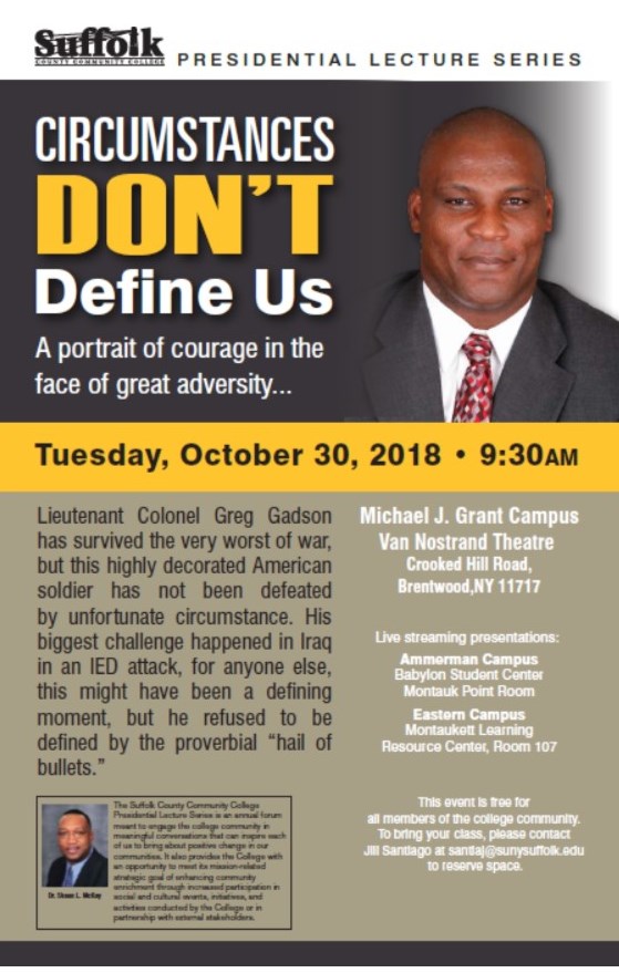 Presidential Lecture Series 2018-10-30
